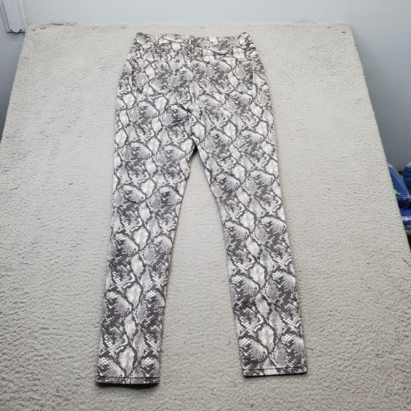 Seven7 Pants Womens Size 8 Multi Snakeskin Print 5 Pockets‎ High Rise Skinny Leg - Picture 2 of 8
